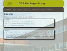 Tablet Screenshot of gbs-deregenboog.be